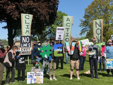 No Line 5 protest