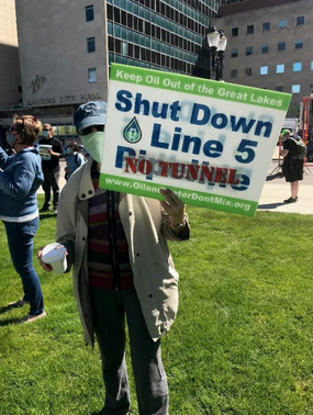 No Line 5 protest 2