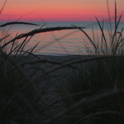 Sunset on Lake Michigan