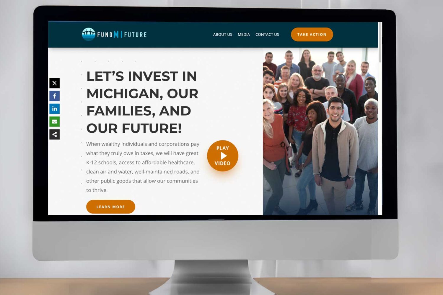 Fund MI Future Website