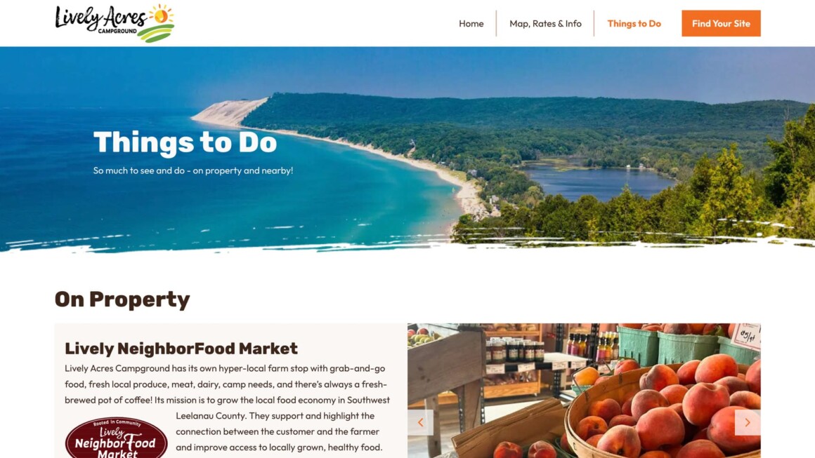 Lively Acres Campground Website